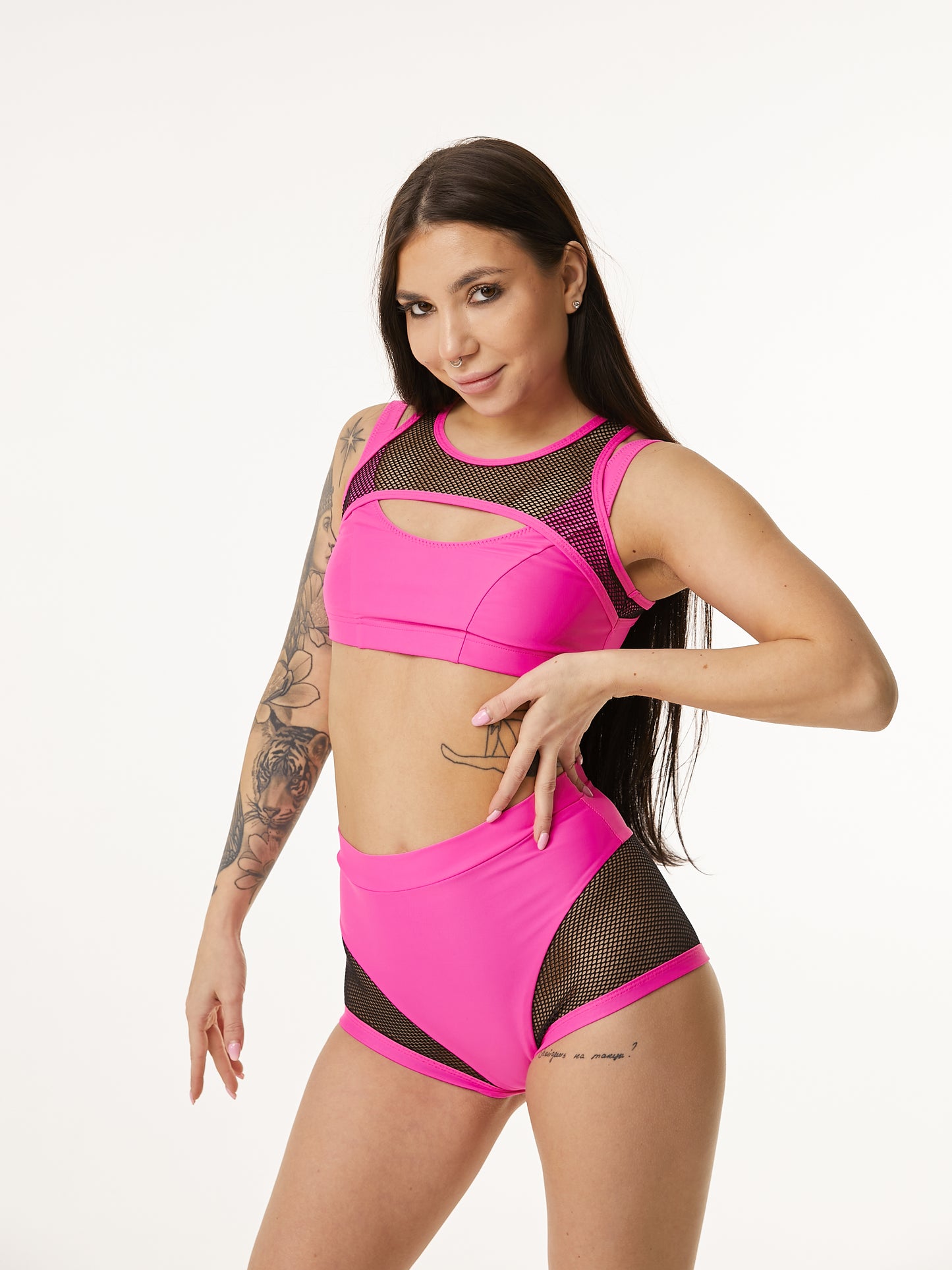 Polerina - Top Polerina Vol2 Hot Pink & Black
