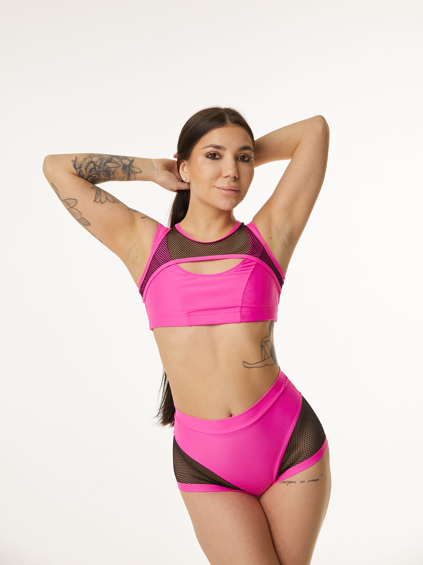 Polerina - Top Polerina Vol2 Hot Pink & Black