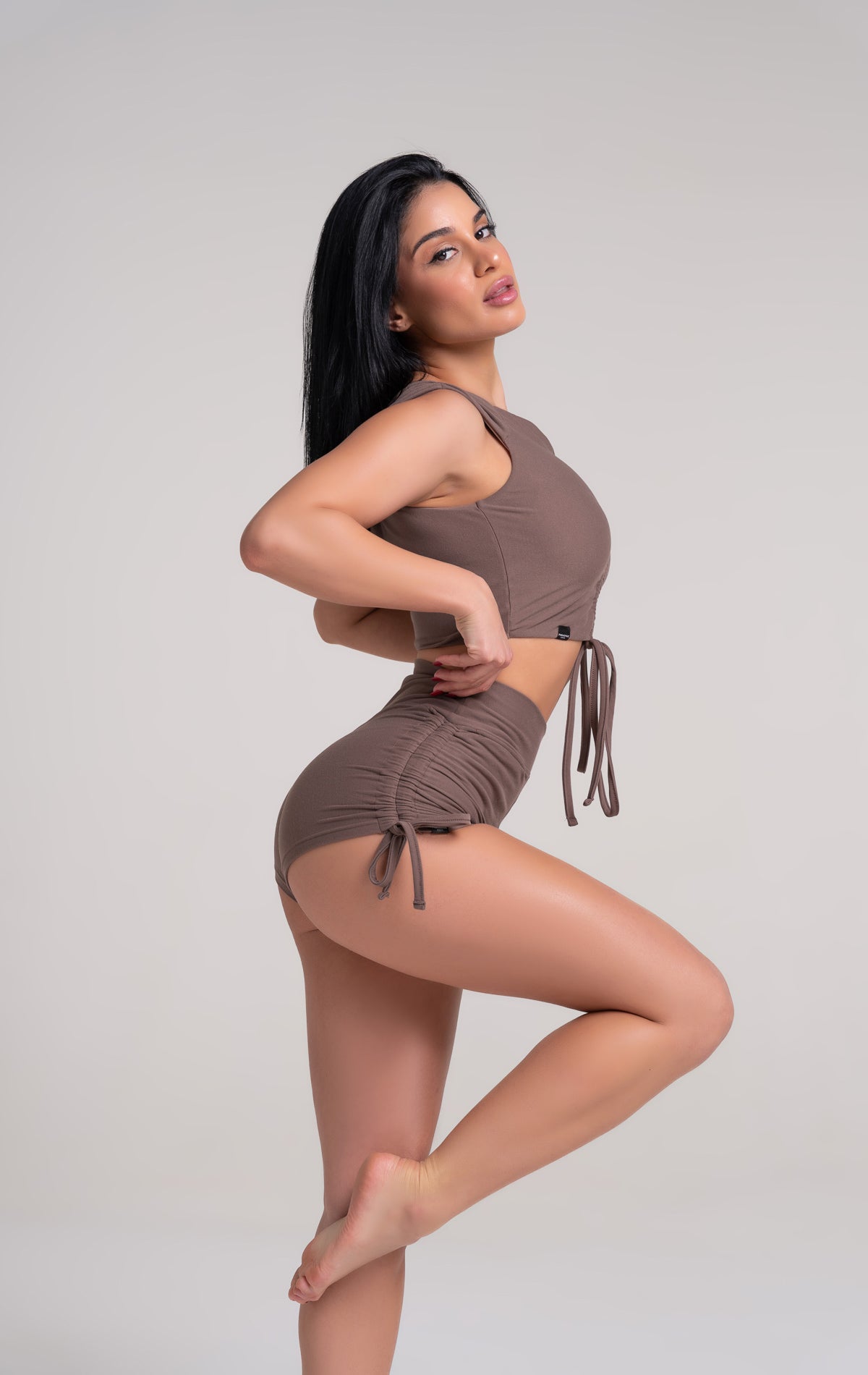 PARADISE CHICK - Cozy Top Brown