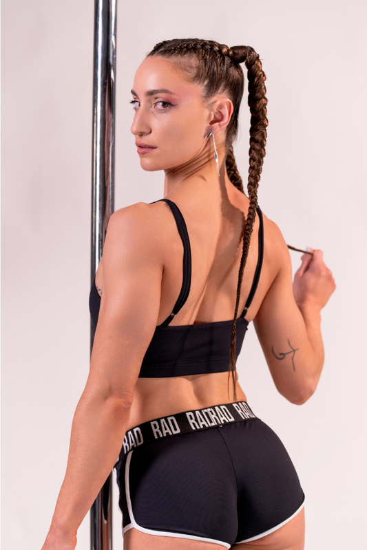 Rad ribbed short - Black
