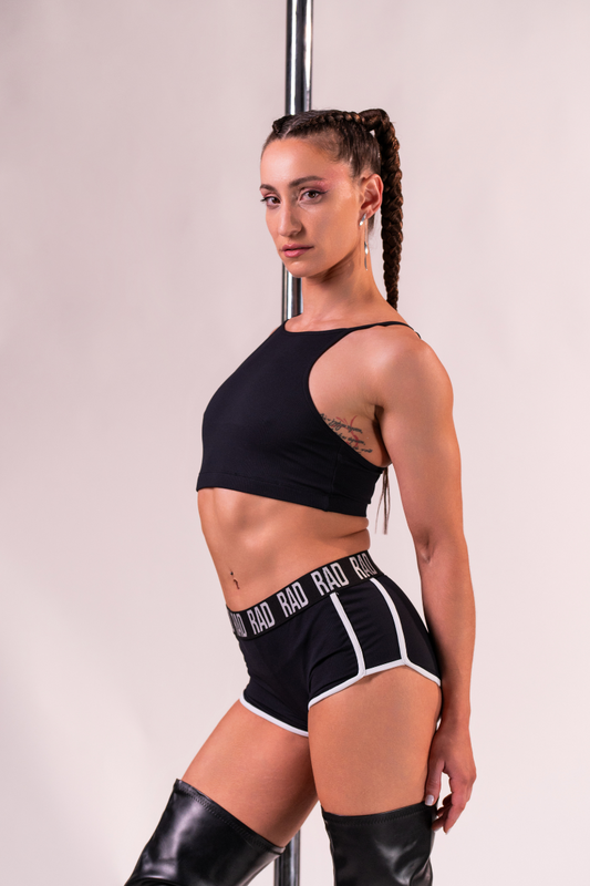 Rad ribbed short - Black