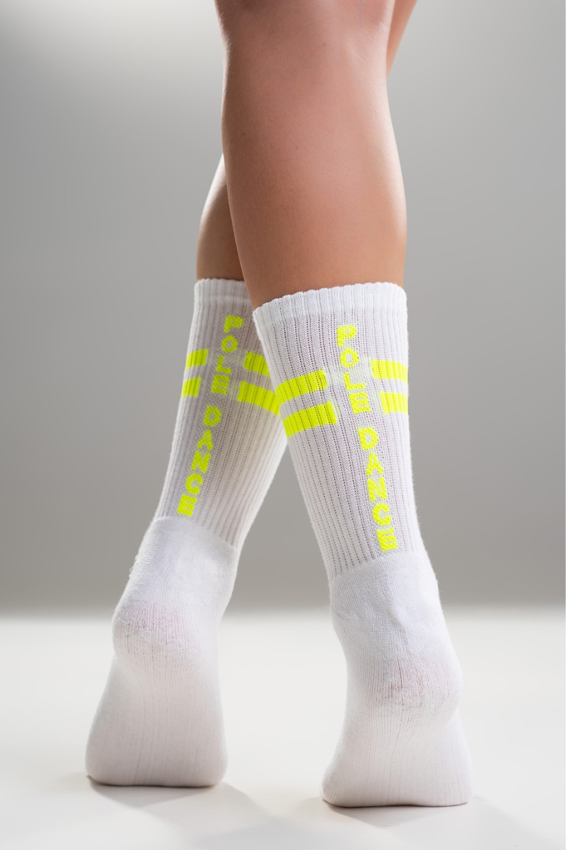 PARADISE CHICK SUPREME POLE DANCE SOCKEN - NEONGELB