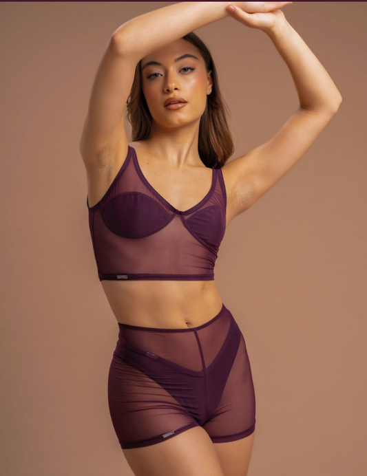 Paradise Chick - Medusa bralette Maroon