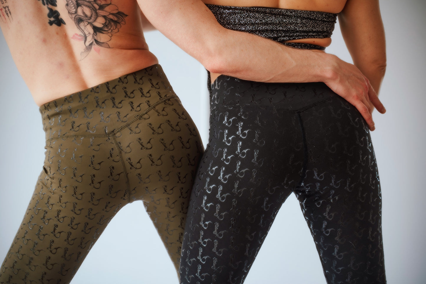 LORELEY - Legging sticky black mermaid