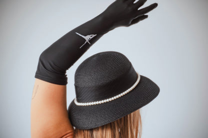 LORELEY - Gants rubber black poledancer