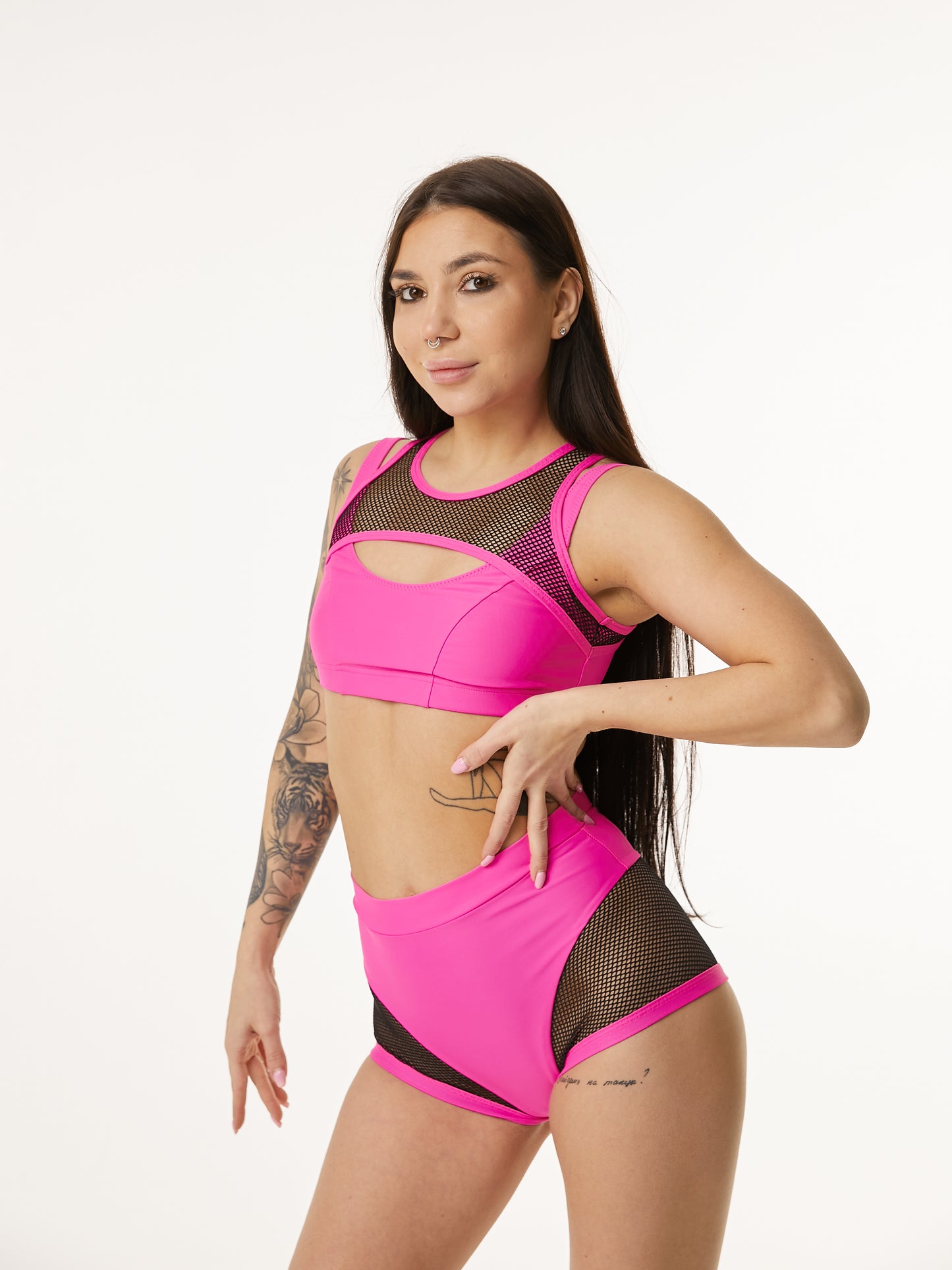 Polerina - Top Polerina Vol2 Hot Pink & Black