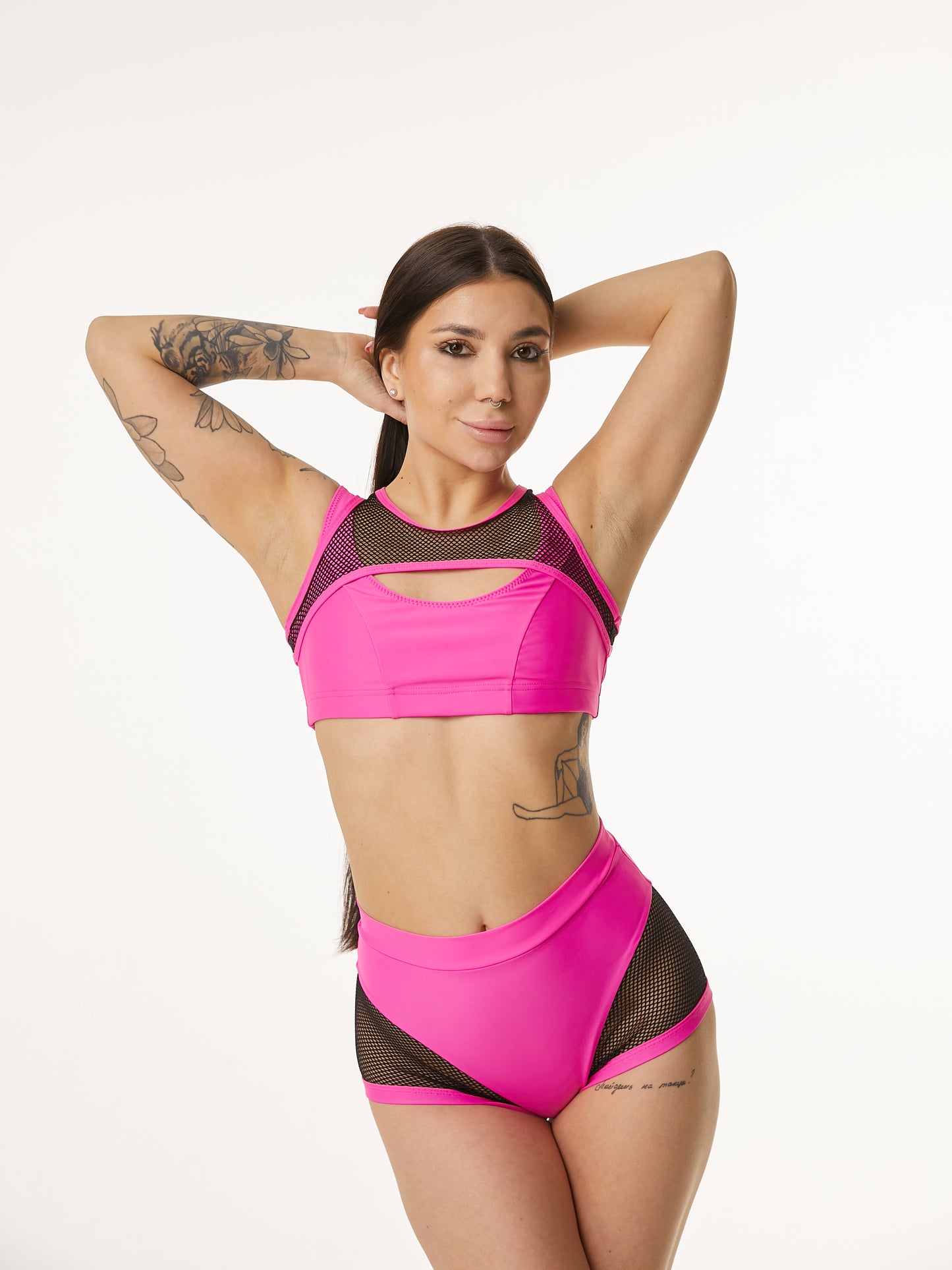 Polerina - Top Polerina Vol2 Hot Pink & Black