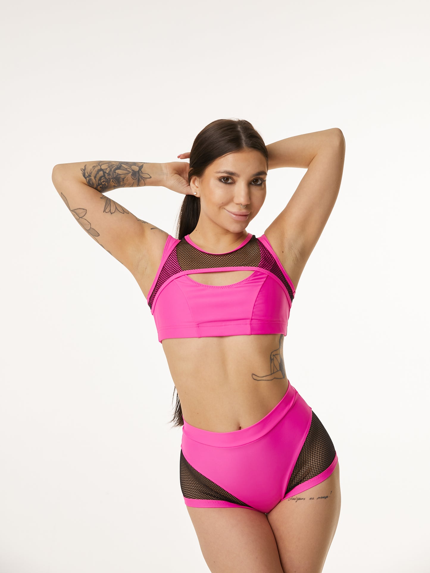 Polerina - Top Polerina Vol2 Hot Pink & Black