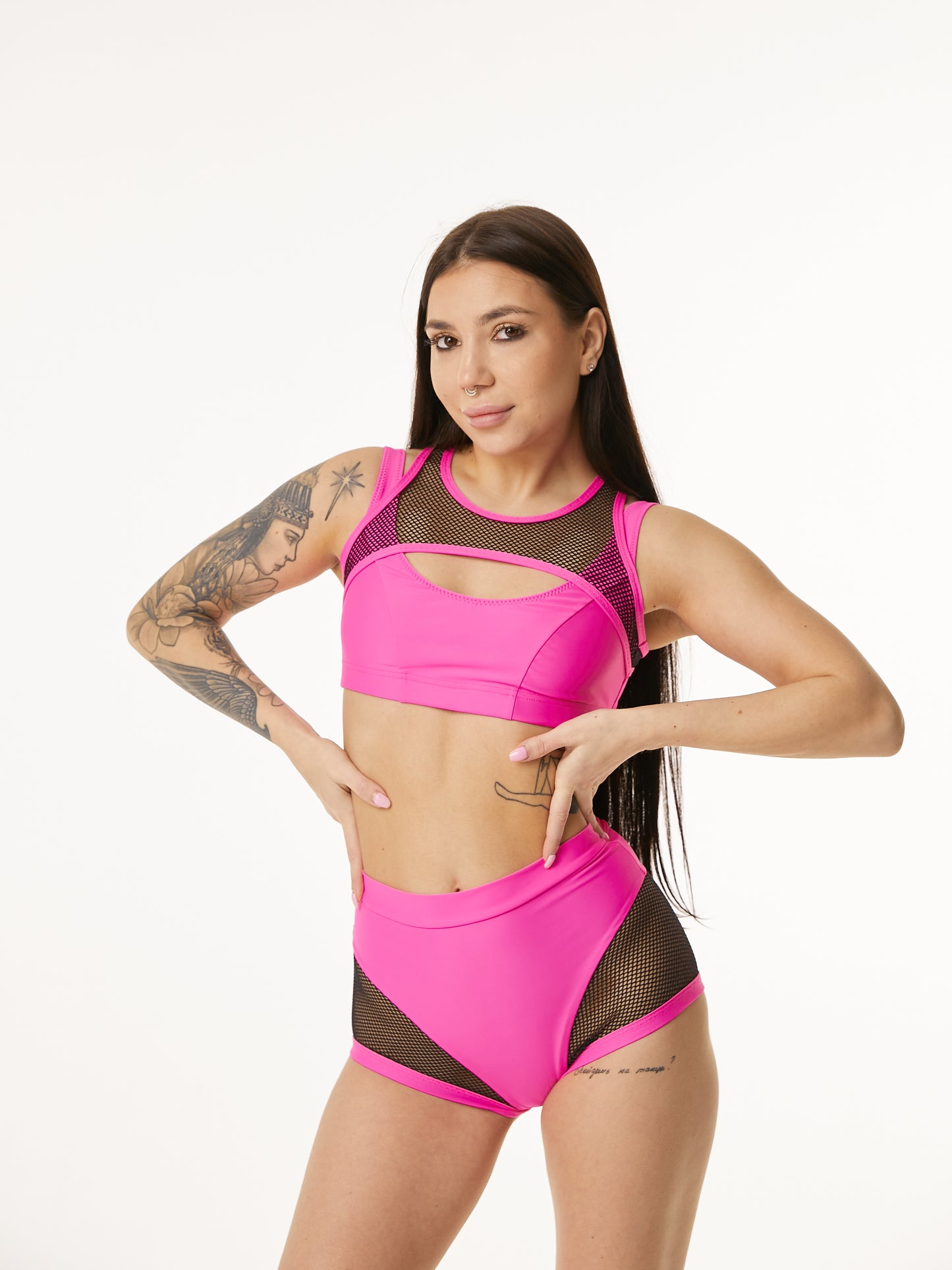 Polerina - Top Polerina Vol2 Hot Pink & Black