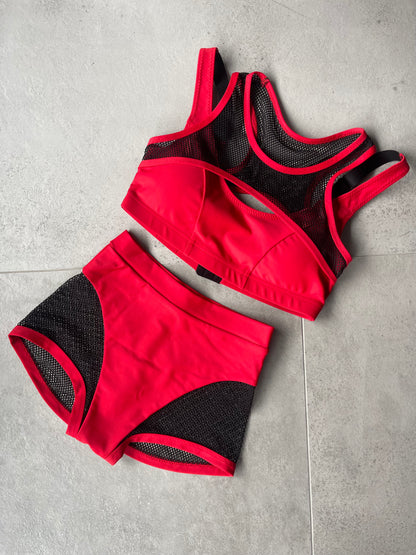 POLERINA V2 - Top Red & Black