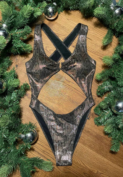 Polerina - Jumpsuit monokini Anaconda