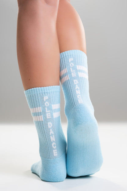 PARADISE CHICK SUPREME POLE DANCE SOCKS - CIEL