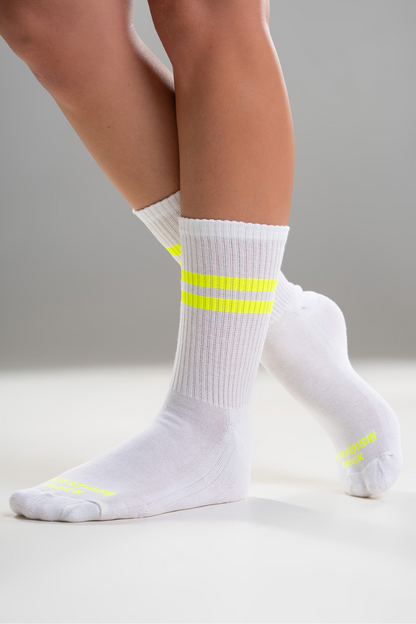 PARADISE CHICK SUPREME POLE DANCE SOCKEN - NEONGELB