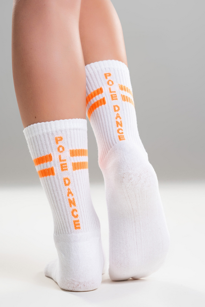 PARADISE CHICK SUPREME POLE DANCE SOCKEN - NEON ORANGE
